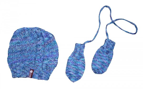 Mütze und Handschuhe aus "Merino Wool"