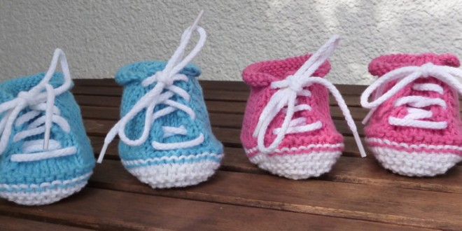 Cute Baby Booties – Free pattern for Stricklinge bootees